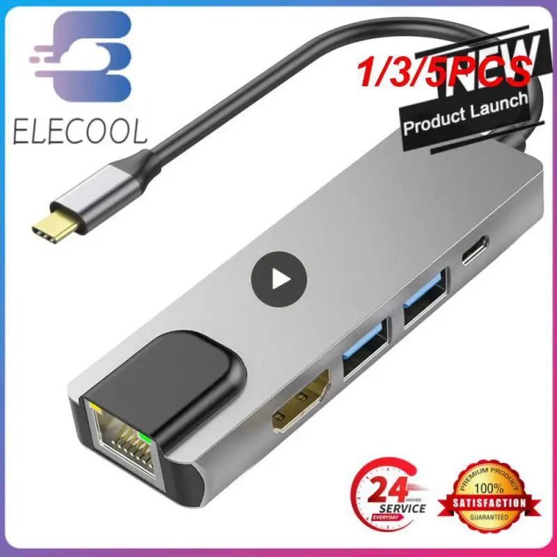  USB 3.0 2.0, RJ45 ̴ USB C PD  Ʈ, USB CŸ HDMI ȣȯ ƼƮ , 1, 3, 5PCs in 1 
